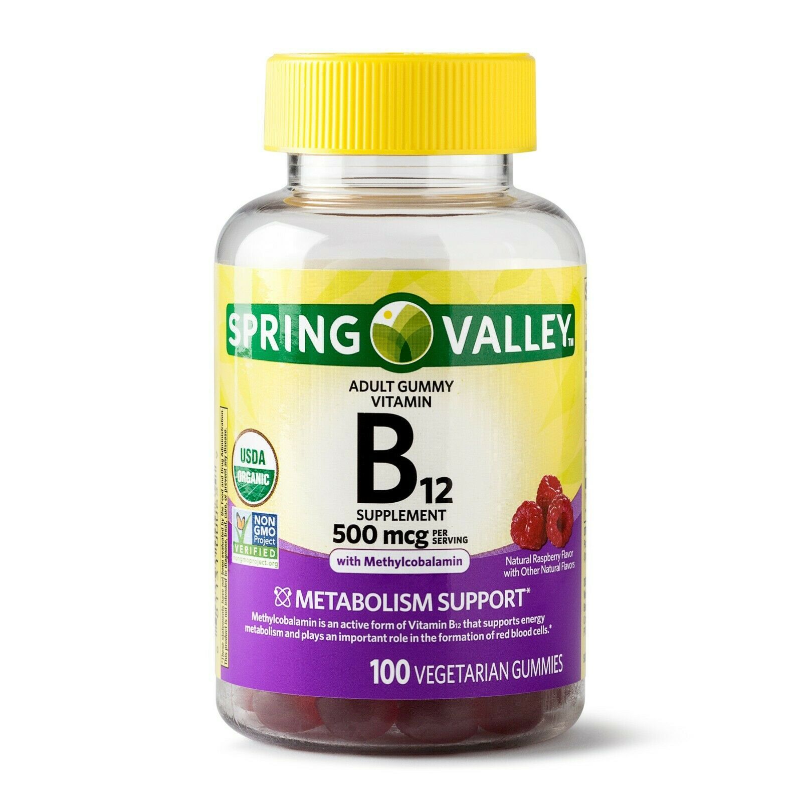 Spring Valley Vitamin B12 Gummy, 500 mcg, 100 CT..+ - £15.79 GBP