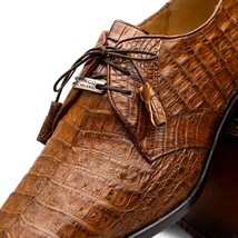Lacio Bay Genuine Caiman Crocodile Dress Derby's Apache image 3