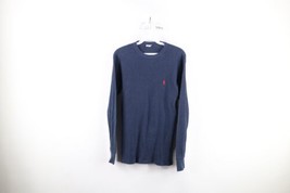 Vtg 90s Ralph Lauren Mens Small Faded Thermal Waffle Knit Long Sleeve T-Shirt - $44.50