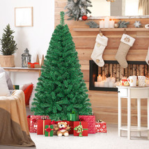 5Ft Artificial PVC Christmas Tree W/Stand Holiday Season Indoor Outdoor Green - £52.58 GBP