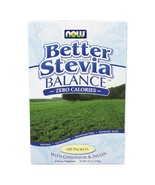 NOW Foods Stevia Balance with Inulin and Chromium, 100 Packet(s) - $17.94 CAD