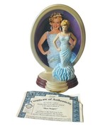Marilyn Monroe Figurine Plate Bradford Exchange Diamonds Pearls Show Sto... - $158.35