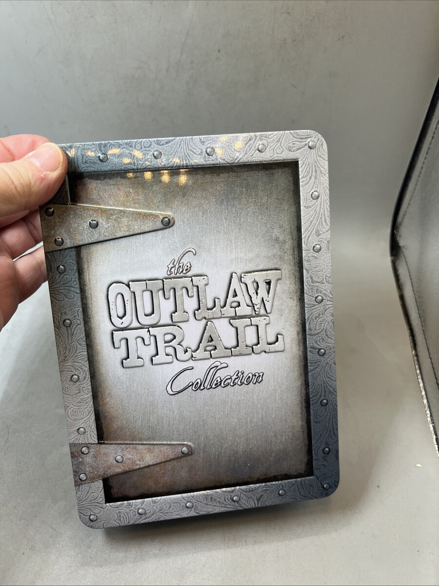 The Outlaw Trail Collection (DVD,2008) Tin metal gift  Very Good - $14.85