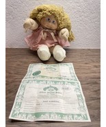 Vintage 1982 Coleco Cabbage Patch Kids Baby Doll Blonde Blue Eyes Tooth ... - $19.79