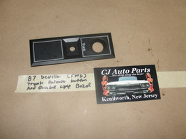 OEM 87 Cadillac Deville FWD TRUNK RELEASE BUTTON &amp; GLOVE BOX LIGHT SWITC... - $23.75