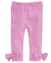 New First Impressions Baby Girl Pink 3D Bow at Hem Cotton Leggings Sz 24M - £10.12 GBP