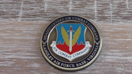 USAF Headquarters Air Combat Command ACES &amp; EIGHTS Challenge Coin #266Y - $352.89 MXN