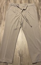 Jules &amp; Leopold Dress Pants Pull-on Front Tie Size 1X Lt Gray - £11.98 GBP