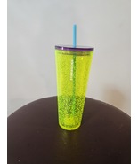 Starbucks 2023 Tumbler Cup Summer Yellow Lime Bubbleseed 24 Oz  - £22.69 GBP