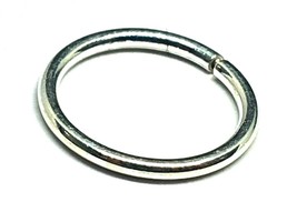 925 Silver Nose Ring Continuous Sleeper Classic 8mm Approx Ring 18g (1.0... - £5.14 GBP