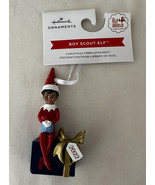 2022 Elf on the Shelf BOY SCOUT Hallmark Christmas Tree Ornament New Dar... - £15.72 GBP