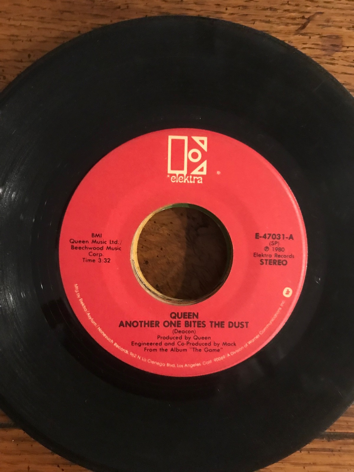 Queen 45 Another One Bites The Dust  (B1) - $6.99