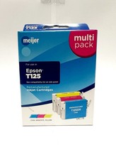 Meijer Remanufactured Ink Cartridges for Epson T125 - COLOR (C, M, Y) - $5.98