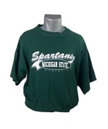 Santee Gold Men&#39;s Michigan State Spartans MSU Vintage Green T-Shirt Size XL - €12,10 EUR