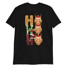 HO HO HO Santa Maine Coon Christmas T-Shirt | Cat Lover Shirt Black - $18.13+