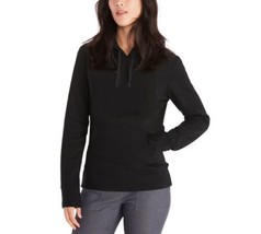 allbrand365 designer Womens Activewear Coastal Fleece Hoodie, Black Size Medium - £49.13 GBP