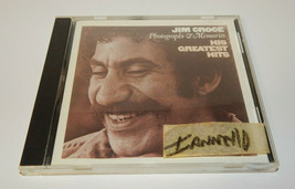 Jim Croce Photographs &amp; Memories His Greatest Hits Music CD 1985 Saja Music - £7.03 GBP
