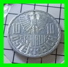 1952 Austria 10 Groschen Foreign Coin - Vintage World Coin - £11.50 GBP