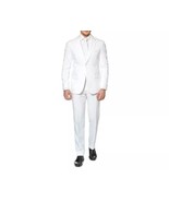 Tayion By Montee Holland Acontour White 100% Linen Jacket Blazer 50 Long - $24.74