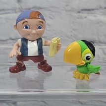 Fisher Price Jake Neverland Pirate and Parrot Figures Lot of 2  - $7.91