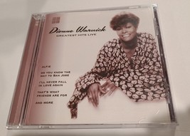 Warwick, Dionne : Greatest Hits Live CD mint disc - £8.12 GBP