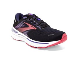 Brooks Adrenaline GTS 22 Women’s Sz 9 Narrow Running Shoes Black/Purple/Coral - £64.22 GBP