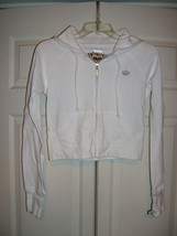Love By Design White Junior&#39;s Size Medium Zip Front Sweat Jacket (NWOT) - £11.83 GBP