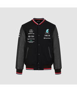 Mercedes-AMG Petronas F1 Wool &amp; Leather Varsity Jacket - €128,74 EUR+