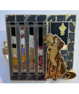 Disney Doorways Pirates of Caribbean Dog &amp; Key Jail Scene Hinged Pin LE ... - $907.55 MXN
