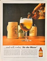 OLYMPIA BEER - &quot;It&#39;s the Water&quot; Beer Stein  - 1961 Vintage Print Ad - $7.04