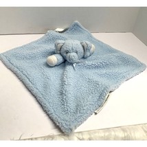 Blankets and Beyond Plush Stuffed Elephant blanket Security Lovey Soft Blue - £10.89 GBP