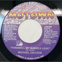 Michael Jackson Farewell My Summer Love / Call On Me 45 Pop 1984 Motown 1739 - £5.23 GBP