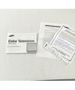 Samsung color television owner&#39;s manual  for model TXJ 1966 and more - $19.75