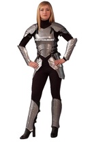 Handmade Steel Lady Knight Armor Costume: Medieval Female Cuirass for Ro... - $199.00
