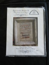 Homespun Elegance Mary Lamin&#39;s Lord&#39;sa Prayer Cross Stitch Sampler Pattern - £14.26 GBP