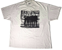 VINTAGE The Beatles T-Shirt 2XL Light Gray John Lennon Paul McCartney Ringo Star - £20.45 GBP