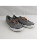 Sperry Top Sider Memory Foam Gray Slip On Sneaker Shoes Women&#39;s 7.5M - $331.83 MXN