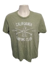 California Surfing Club est 1949 Adult Medium Green TShirt - £11.66 GBP
