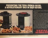 1987 Tefal French Fryer Vintage Print Ad Advertisement pa21 - £6.22 GBP