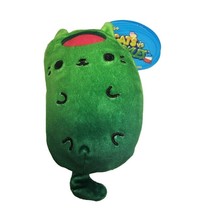 TINI Cats vs Pickles Cat Plush Bean Bag #303 Tags Tactile Fidget 4&quot; Gold Series - £8.37 GBP