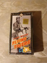 Flying Tigers VHS John Wayne 1992 50th Anniversary Black &amp; White Republic... - $11.88