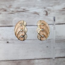 Vintage KJL for Avon Clip On Earrings Kenneth Jay Lane Butterfly Wings - £19.26 GBP