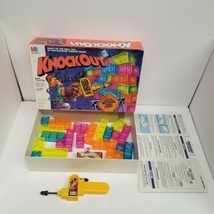Vintage 1991 Milton Bradley Knockout Puzzle Board Game, Box &amp; Instructions - £27.41 GBP