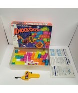 Vintage 1991 Milton Bradley Knockout Puzzle Board Game, Box &amp; Instructions - £27.21 GBP