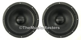 Pair 8&quot; inch 8 ohm HQ WOOFERS Bass Speaker Studio Home Cabinet Box Repla... - $56.99