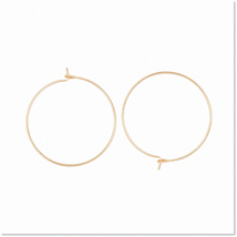 Stunning 18K Gold Plated Round Earring Hoops Set - 30PCS for Jewelry DIY, Weddin - £28.94 GBP