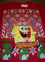 Nickelodeon Spongebob Squarepants As Rudolph Christmas T-Shirt Medium New w/ Tag - £15.82 GBP