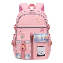 Cartoon nylon backpack for kids girls children student cute school bag bookbag thumb200