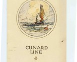 Cunard Line R M S Laconia Personalized Dinner Menu 1926 - $31.68