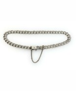 James Avery 925 Sterling Silver Small Double Curb Chain Bracelet 7 inches - $1,654.81 MXN